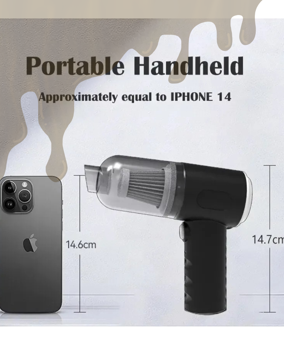 Mini portable vacuum