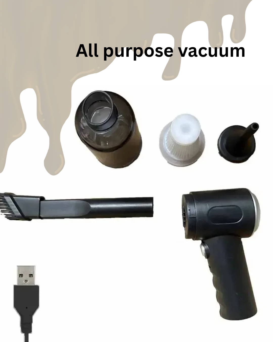 Mini portable vacuum